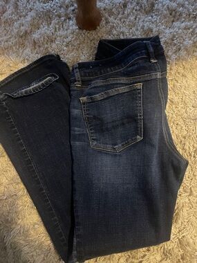 American Eagle Outfitters Dark Blue Boot Cut Jeans